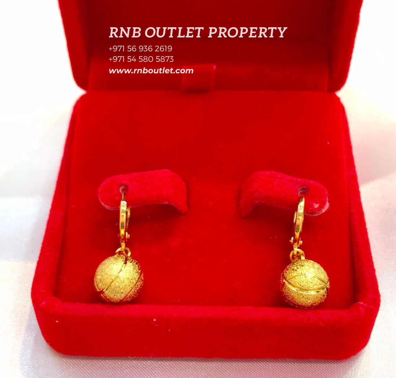 (Y7) Earing for women 10k gold non tarnish 12