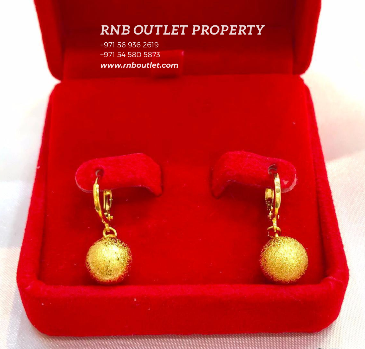 (Y7) Earing for women 10k gold non tarnish 18