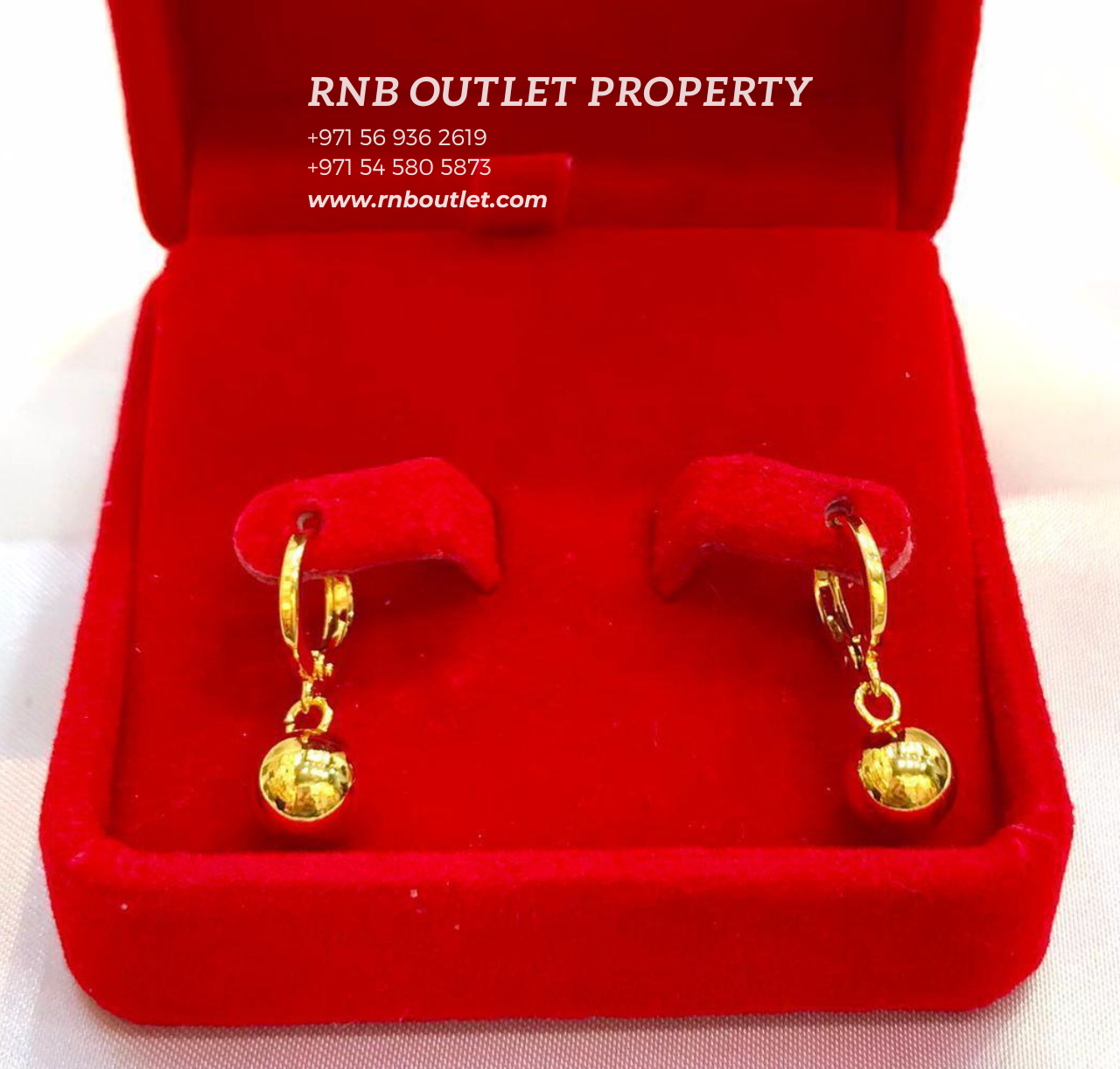 (Y7) Earing for women 10k gold non tarnish 21