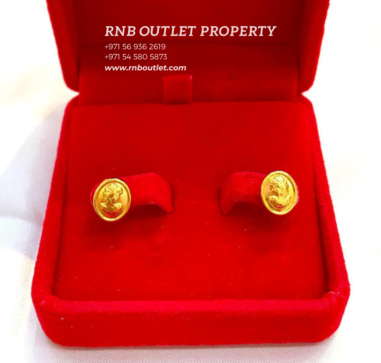 (Y7) Earing for women 10k gold non tarnish 37