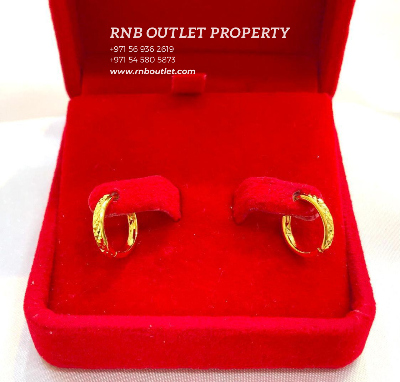 (Y7) Earing for women 10k gold non tarnish 40