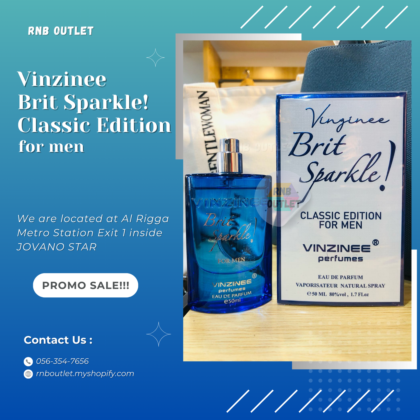 (1) Vinzinee Brit Sparkle! Classic Edition for men