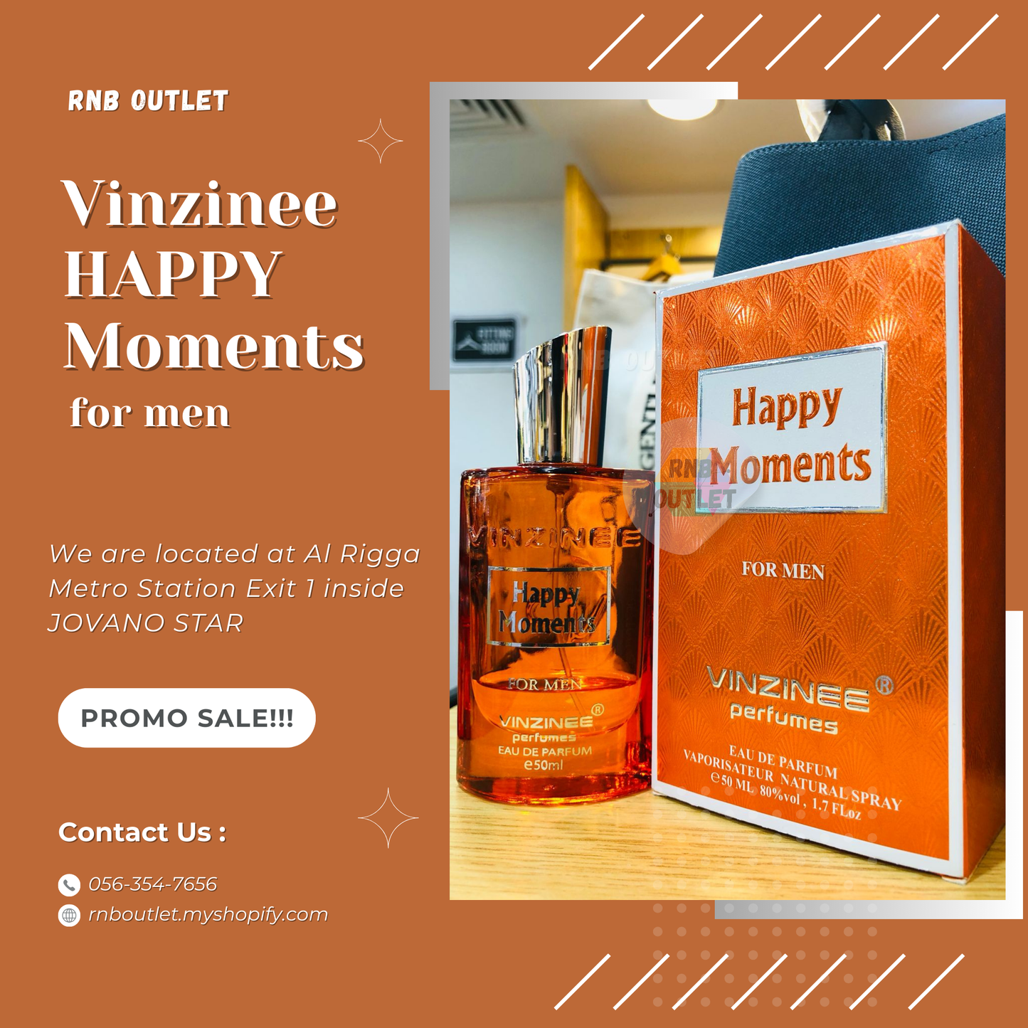 (1) Vinzinee Happy Moments for men