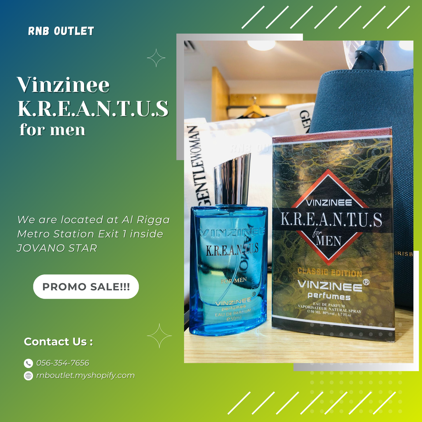 (1) Vinzinee K.R.E.A.N.T.US for men