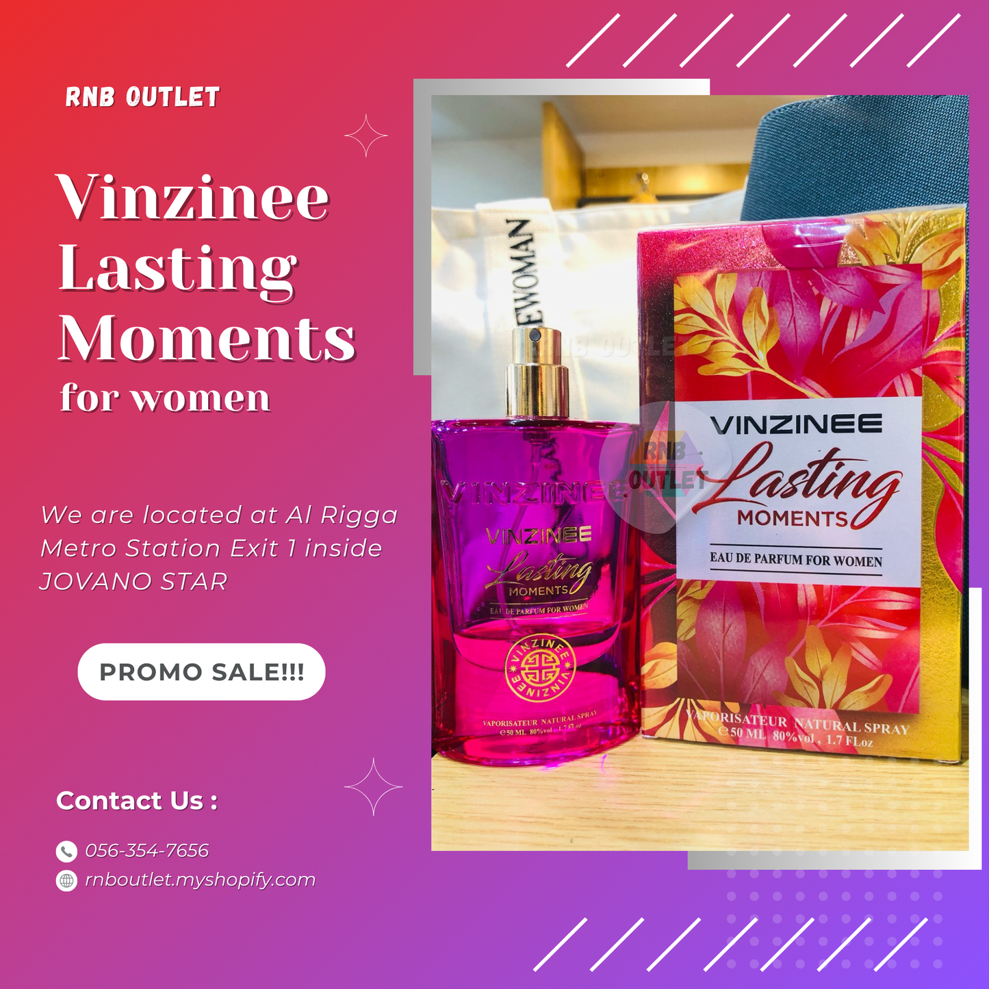 (1) Vinzinee Lasting Moments for women