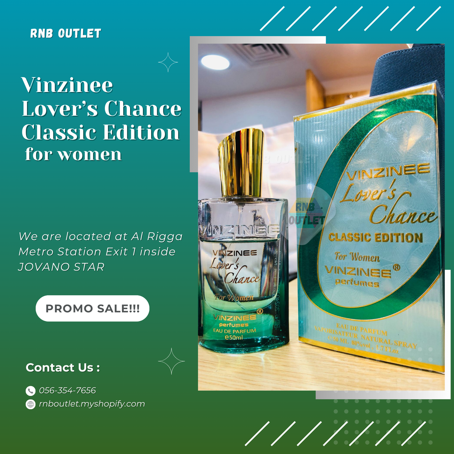 (1) Vinzinee Lover's Chance Classic Edition for women