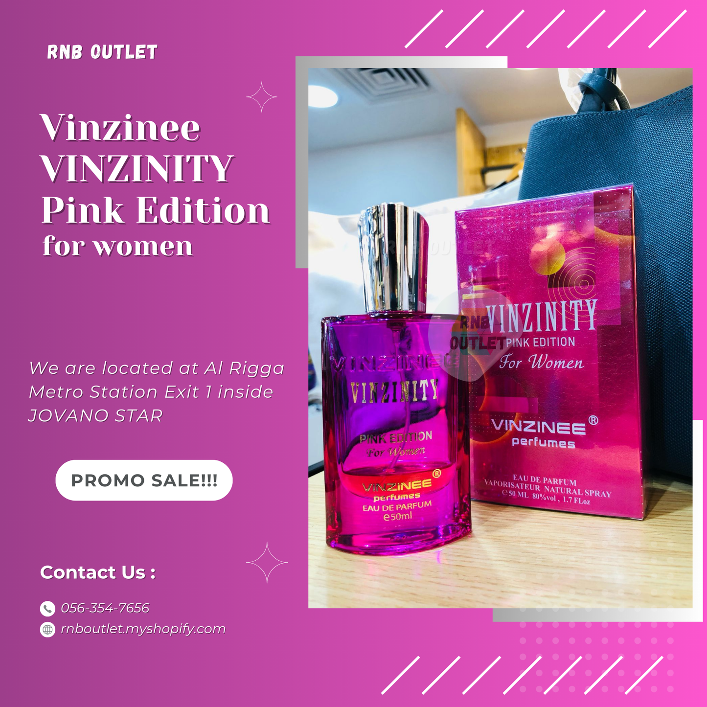 (1) Vinzinee VINZINITY Pink Edition for women