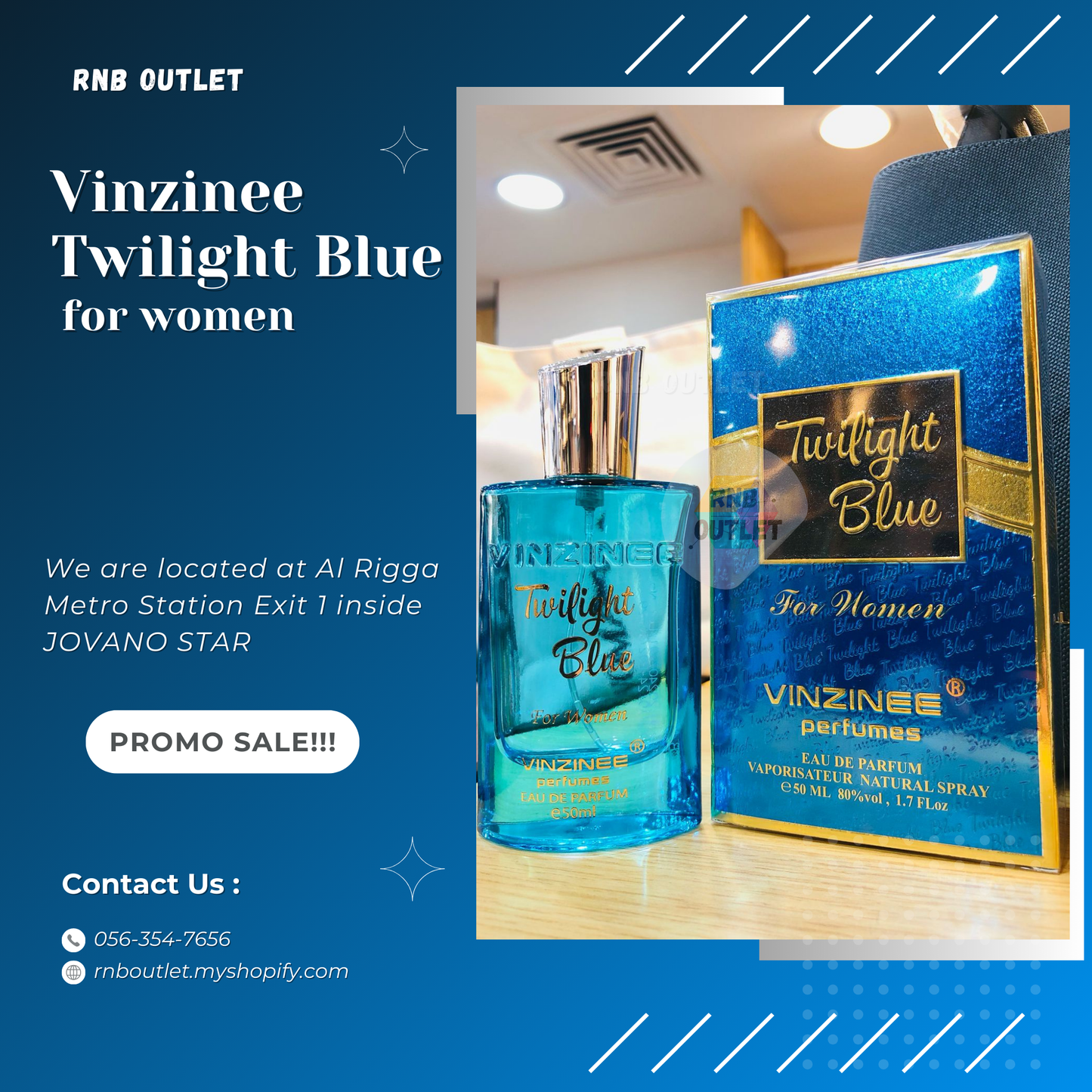 (1) Vinzinee Twilight Blue for women