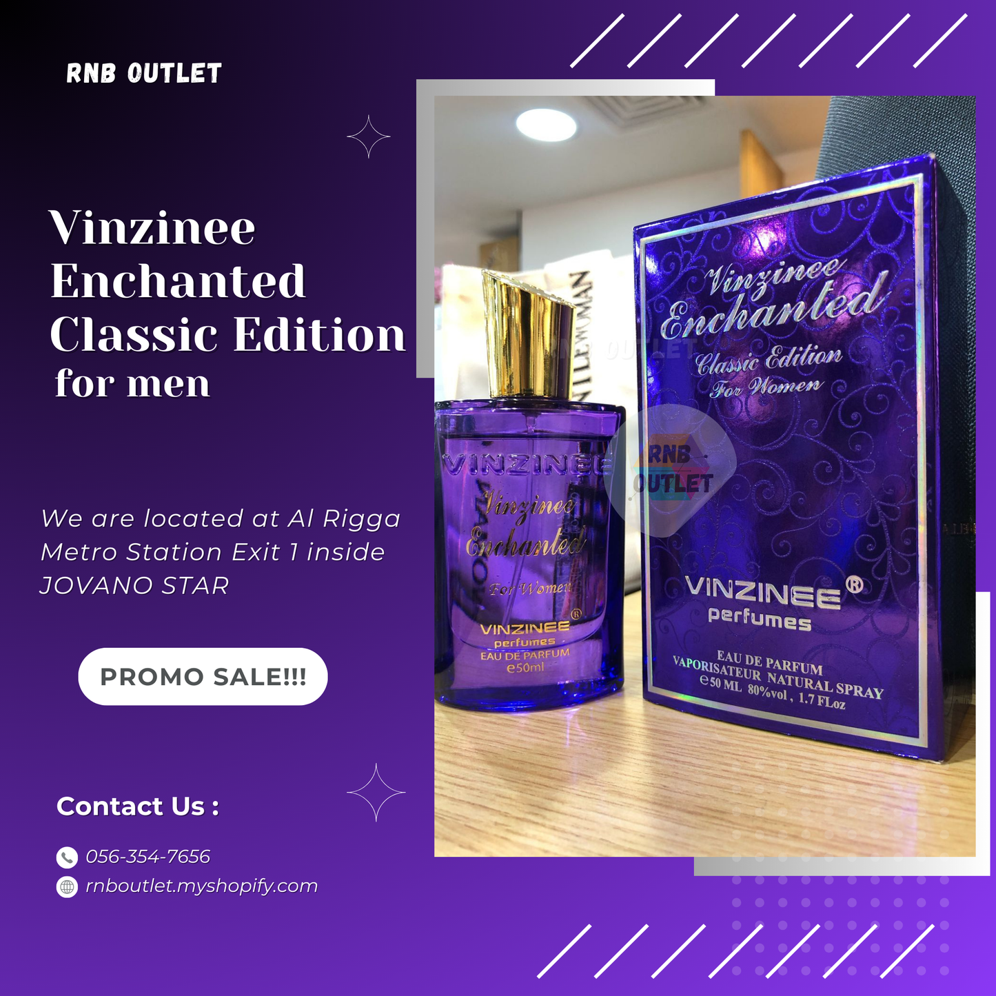 (1) Vinzinee Enchanted Classic Edition for men