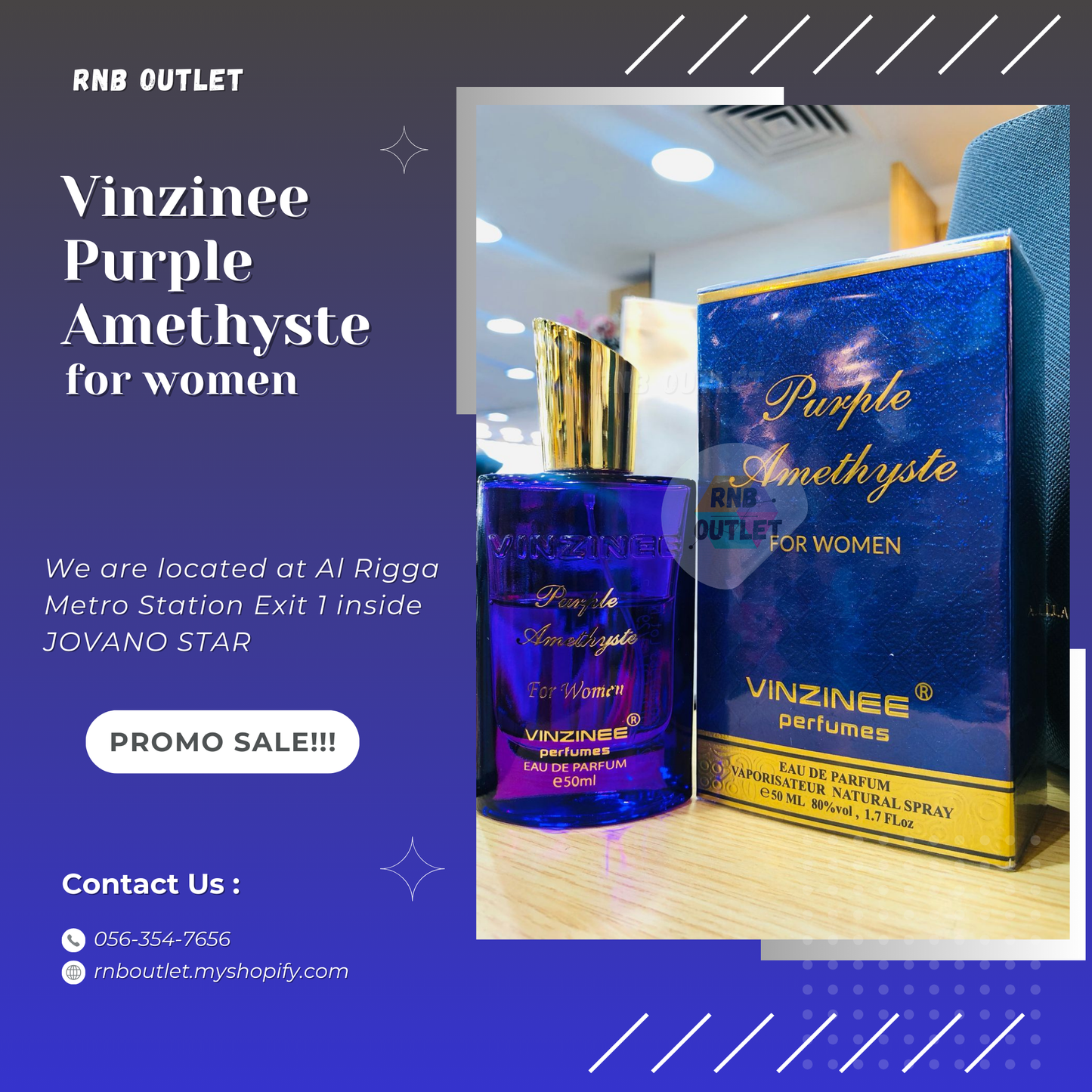 (1) Vinzinee Purple Amethyste for women