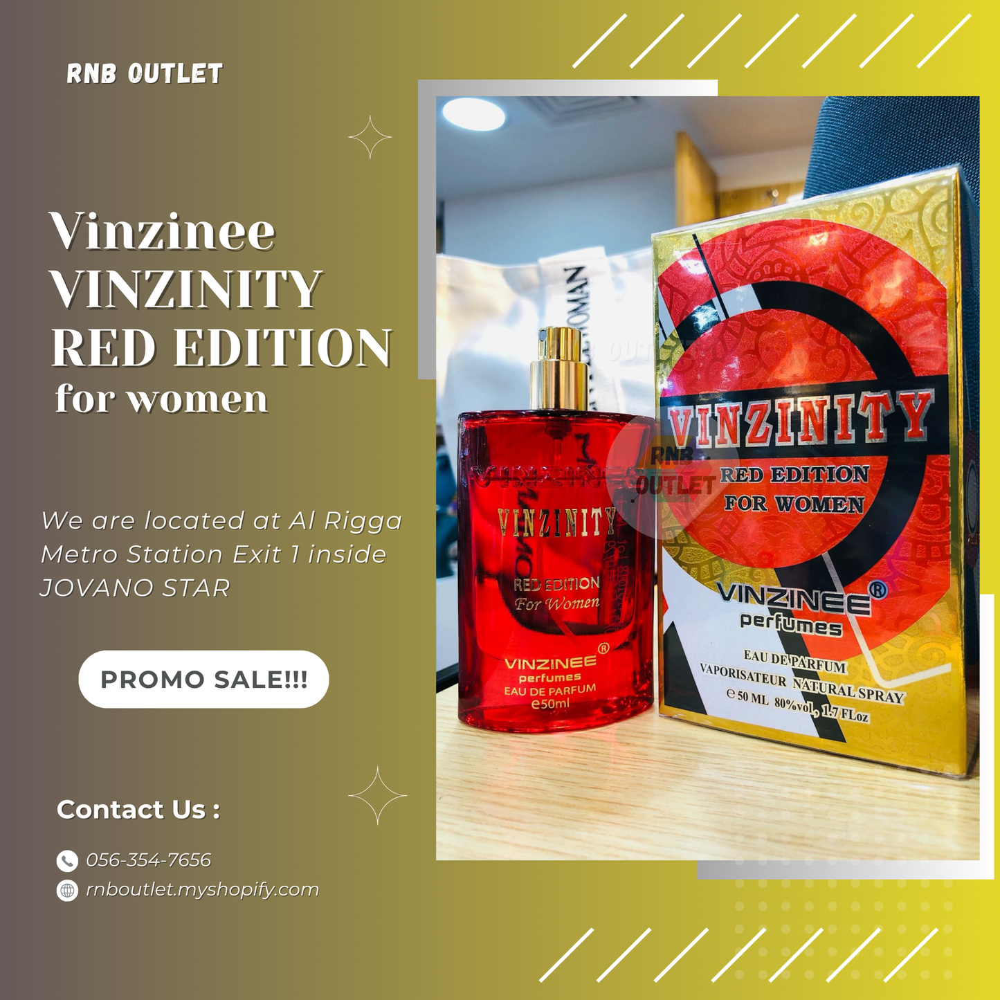 (1) Vinzinee VINZINITY RED EDITION for women