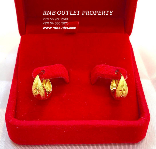 (Y7) Earing for women 10k gold non tarnish 11