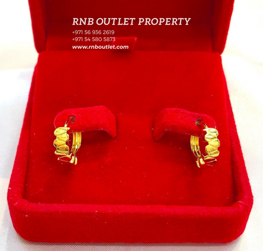 (Y7) Earing for women 10k gold non tarnish 17