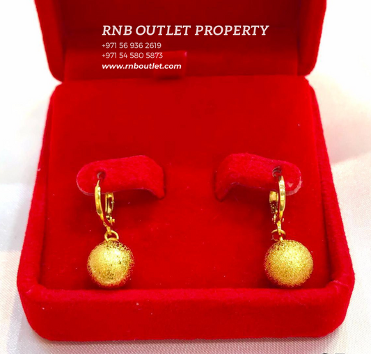 (Y7) Earing for women 10k gold non tarnish 18