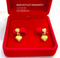 (Y7) Earing for women 10k gold non tarnish 24