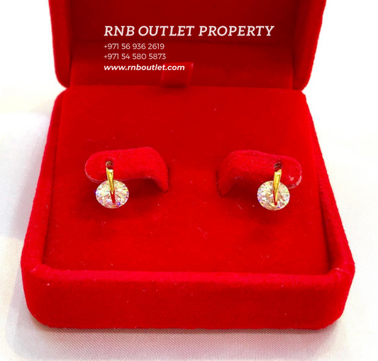 (Y7) Earing for women 10k gold non tarnish 26