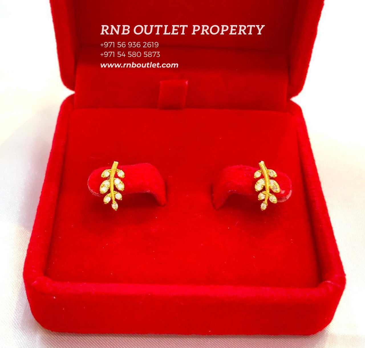 (Y7) Earing for women 10k gold non tarnish 28