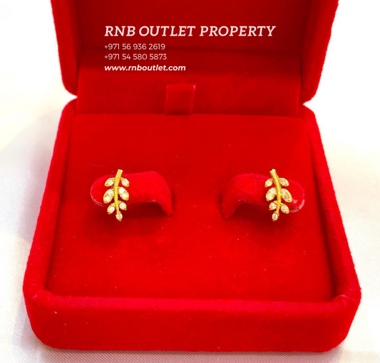 (Y7) Earing for women 10k gold non tarnish 31