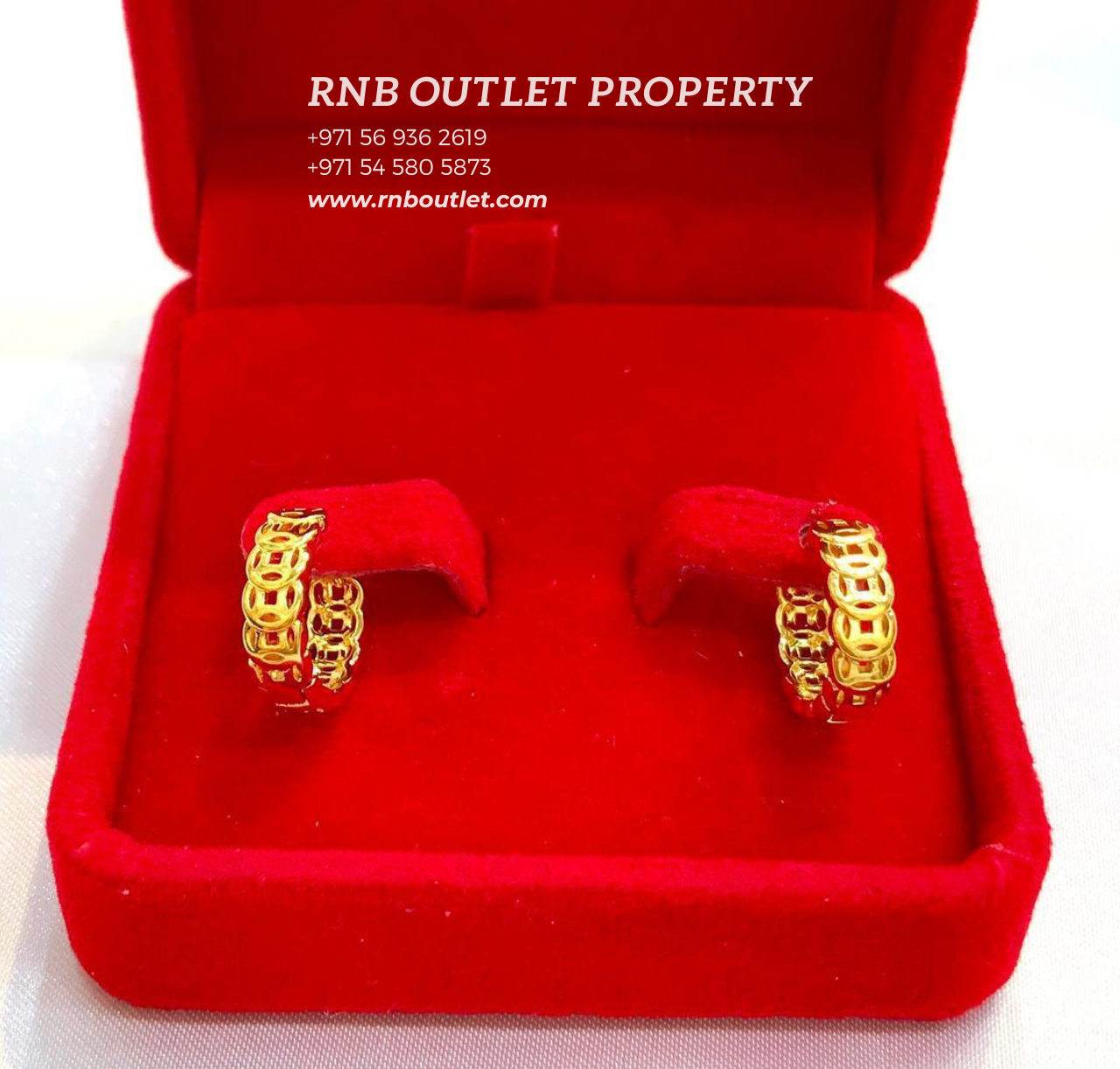 (Y7) Earing for women 10k gold non tarnish 36