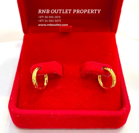 (Y7) Earing for women 10k gold non tarnish 40