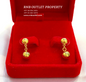 (Y7) Earing for women 10k gold non tarnish 7