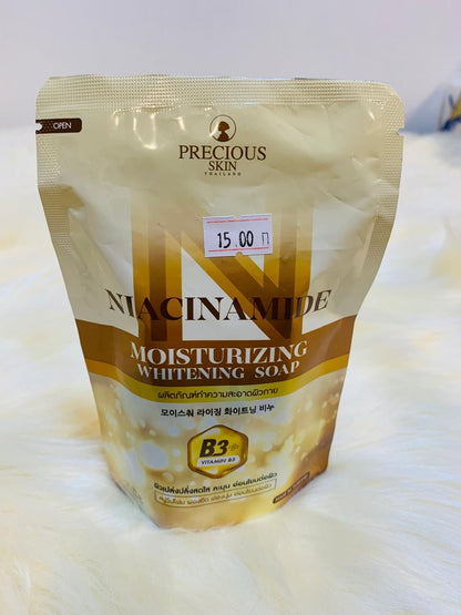 (A-BKK) NIACINAMIDE MOISTURIZING WHITENING SOAP MADE IN THAILAND