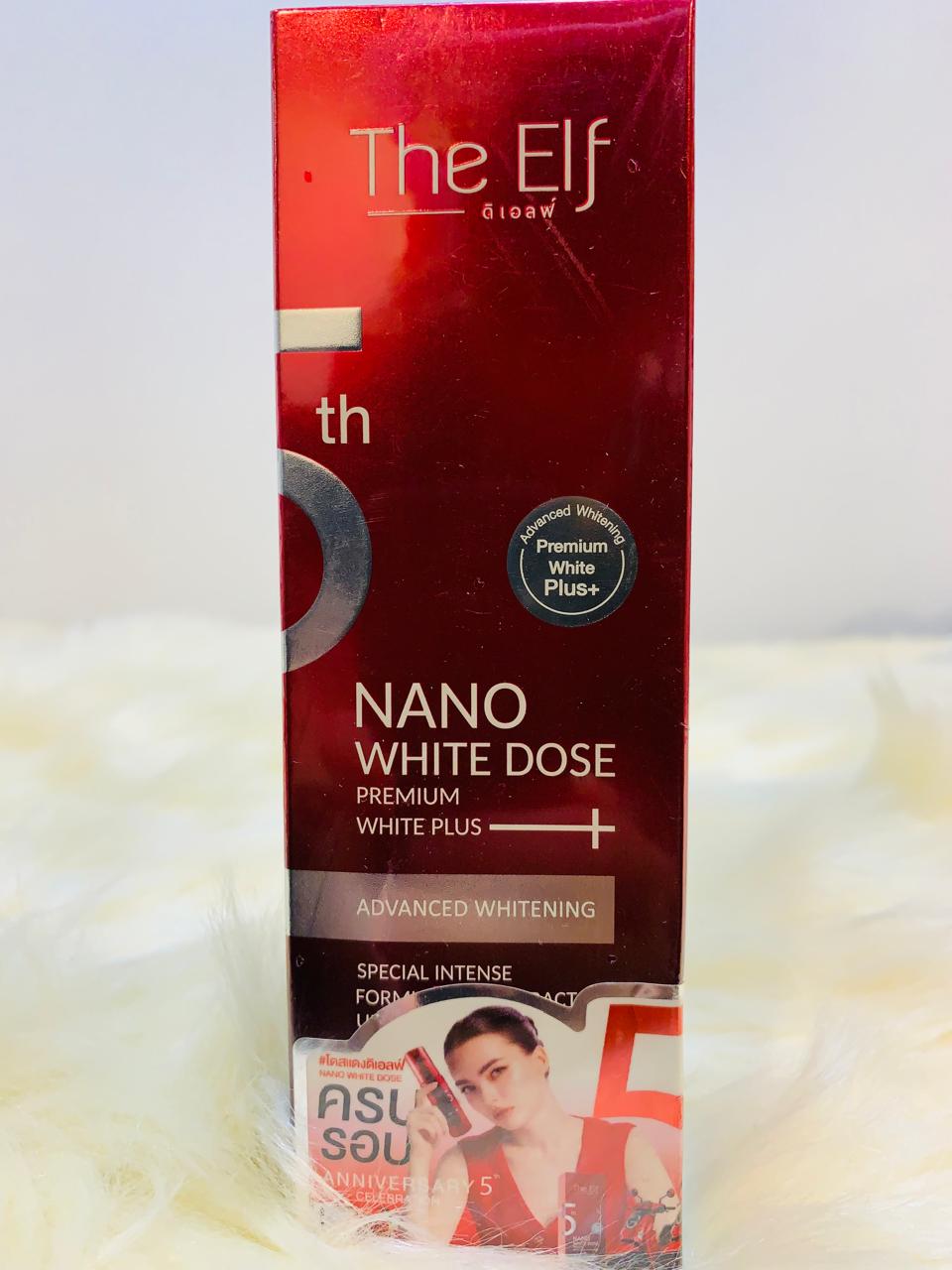 (A-BKK) THE ELF NANO WHITE DOSE PREMIUM WHITE PLUS MADE IN THAILAND