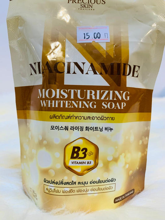 (A-BKK) NIACINAMIDE MOISTURIZING WHITENING SOAP MADE IN THAILAND